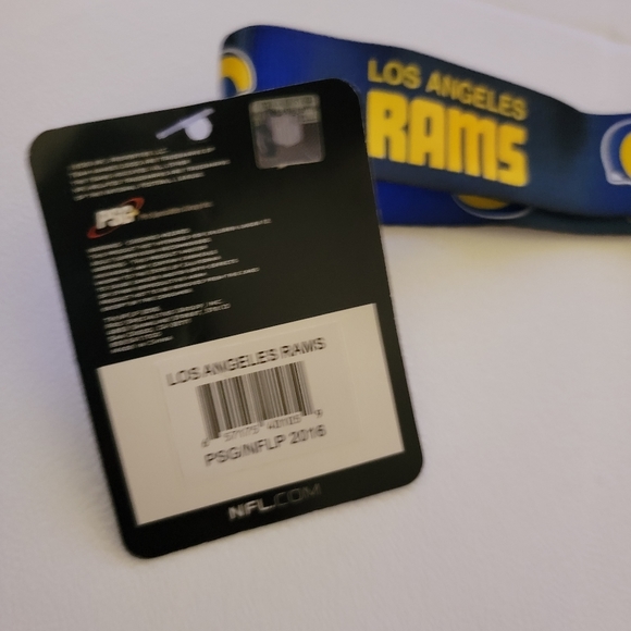 RAMS WRIST STRAP KEY CHAIN REPRESENT - Picture 4 of 5